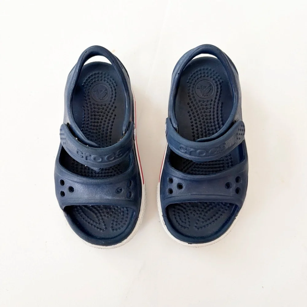 CROCS Kids Dark Blue Sandals toddler 7